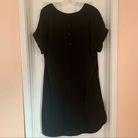 A New Day Black Short Sleeve Scoop Neck A-Line Dress Women’s Plus Size XXL - Picture 6 of 9
